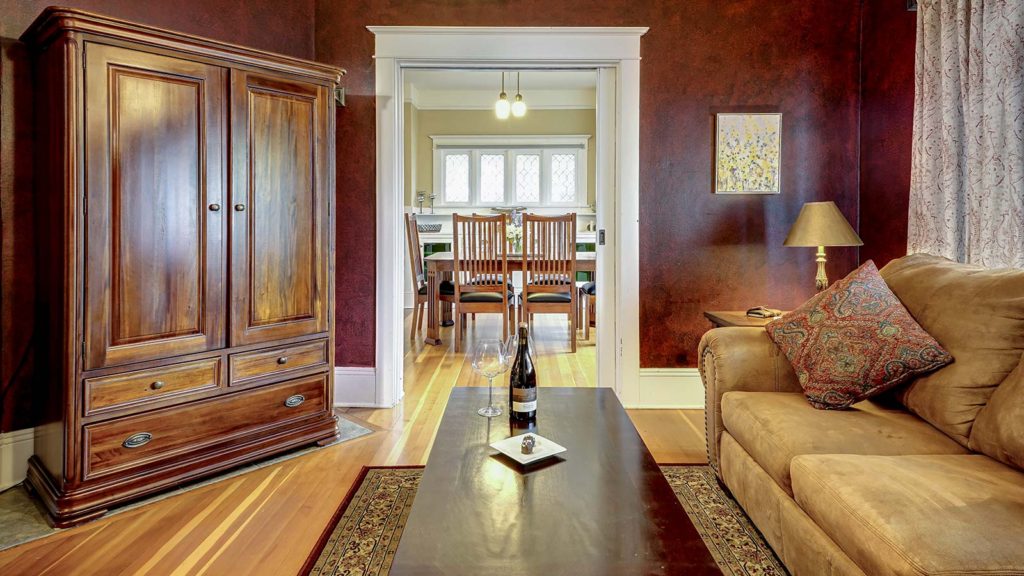 One of the cottage apartment guest rooms at our Willamette Valley Bed and Breakfast