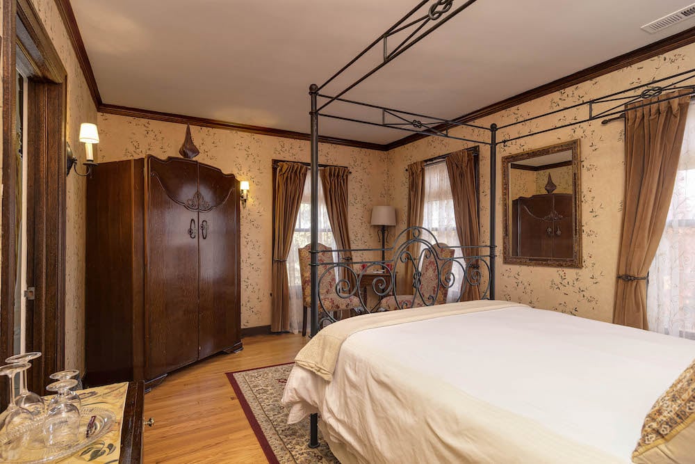 A guest room at our Bed and Breakfast in McMinnville - a great home base while visiting the top wineries in Oregon